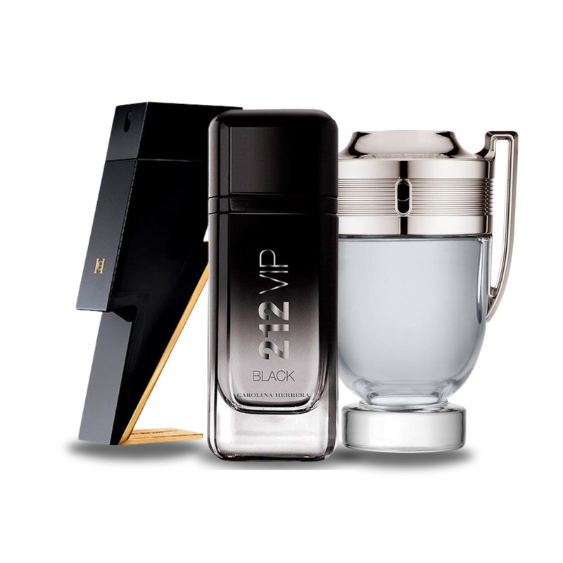 Set 3 Profumi | Bad Boy · 212 VIP Black · Invictus