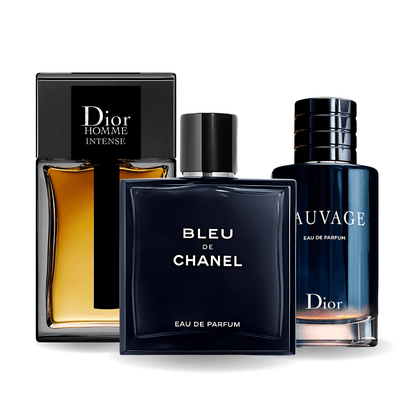 Set 3 Profumi | Sauvage · Bleu de Chanel · Dior Homme Intense