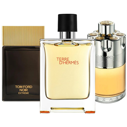 Set 3 Profumi | Terre d'Hermès · Azzaro Wanted · Noir Extreme
