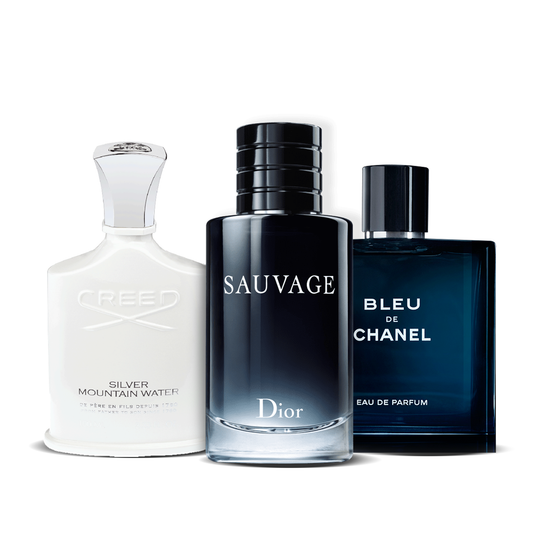 Set 3 Profumi | Creed Silver · Sauvage · Bleu de Chanel